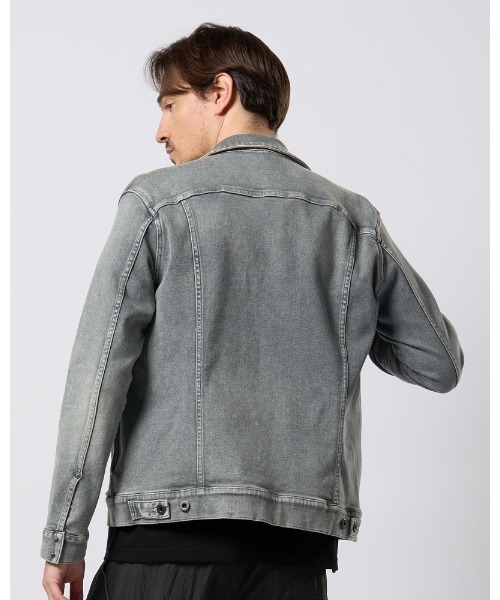 wjk（ダヴルジェイケイ）の「denim zip blouson（ブルゾン・メンズ・ブルー系その他/ライトグレー/ライトブルー・SMALL/MEDIUM/LARGE/X-LARGE）」の6枚目の写真