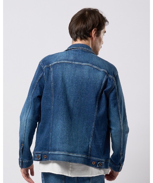 wjk（ダヴルジェイケイ）の「denim zip blouson（ブルゾン・メンズ・ブルー系その他/ライトグレー/ライトブルー・SMALL/MEDIUM/LARGE/X-LARGE）」の9枚目の写真