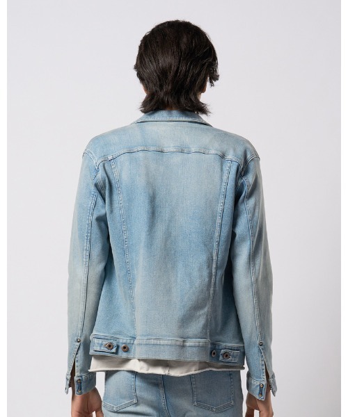 wjk（ダヴルジェイケイ）の「denim zip blouson（ブルゾン・メンズ・ブルー系その他/ライトグレー/ライトブルー・SMALL/MEDIUM/LARGE/X-LARGE）」の12枚目の写真