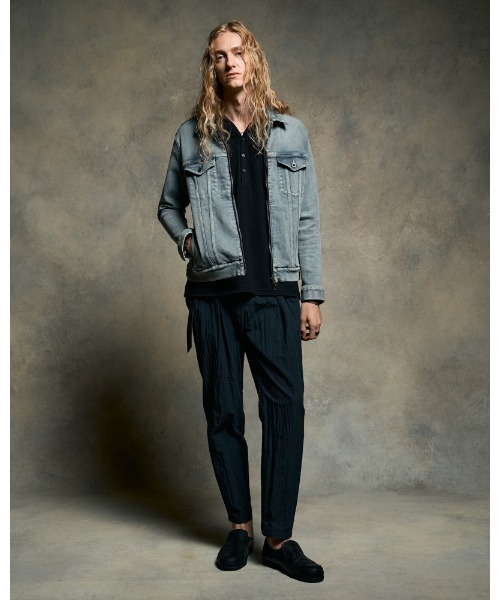 wjk（ダヴルジェイケイ）の「denim zip blouson（ブルゾン・メンズ・ブルー系その他/ライトグレー/ライトブルー・SMALL/MEDIUM/LARGE/X-LARGE）」の13枚目の写真