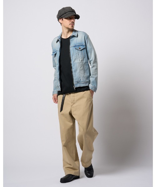 wjk（ダヴルジェイケイ）の「denim zip blouson（ブルゾン・メンズ・ブルー系その他/ライトグレー/ライトブルー・SMALL/MEDIUM/LARGE/X-LARGE）」の20枚目の写真