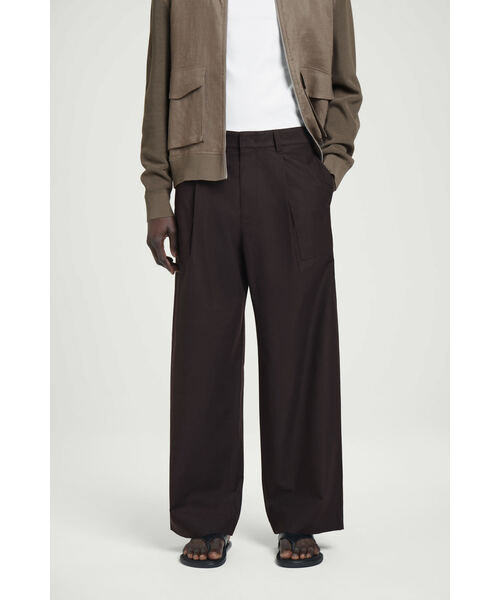 COS ワイドレッグコットンパンツ　完売品 コットンワイドレッグチノ（チノパンツ）｜COS（コス）のファッション
