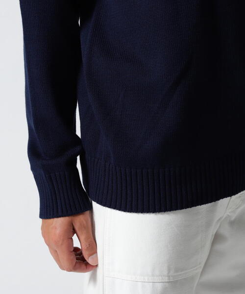 muta marine(ムータ・マリン)の「muta MARINE/ムータ マリン/別注 WAVE CREW KNIT(ニット/セーター・メンズ・ネイビー/ホワイト・L/M/XL)」の21枚目の写真