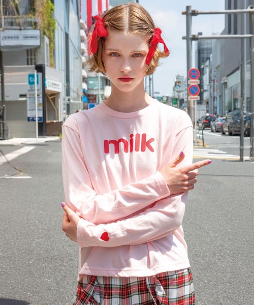 MILK(ミルク)の「LOGO ROOM Tシャツ(Tシャツ/カットソー・レディース・C/A/B・FREE)」の1枚目の写真