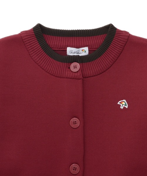 Arnold Palmer（アーノルドパーマー）の「アクセントライン ニットカーデ（カーディガン/ボレロ・レディース・ワイン/グレー/ベージュ・M/L/S）」の14枚目の写真