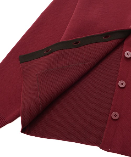 Arnold Palmer（アーノルドパーマー）の「アクセントライン ニットカーデ（カーディガン/ボレロ・レディース・ワイン/グレー/ベージュ・M/L/S）」の19枚目の写真