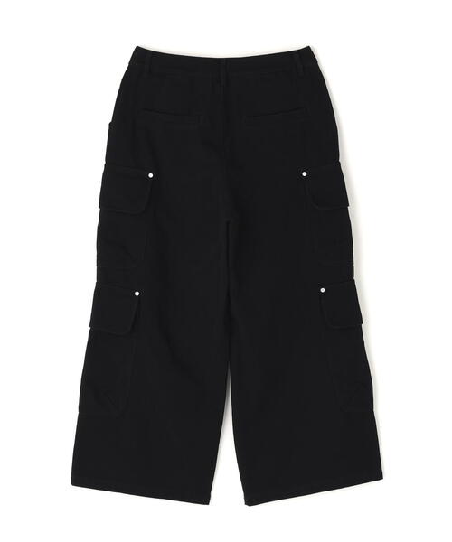 DANKE SCHON(ダンケシェーン)の「DankeSchon/ダンケシェーン/DUCK FLARE BAGGY CARGO PANTS(カーゴパンツ・レディース・ベージュ/ブラック・S/L/M)」の1枚目の写真