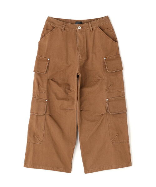 DANKE SCHON(ダンケシェーン)の「DankeSchon/ダンケシェーン/DUCK FLARE BAGGY CARGO PANTS(カーゴパンツ・レディース・ベージュ/ブラック・S/L/M)」の6枚目の写真