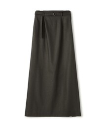 Super140's ウールトロピカル ラップスカート（スカート