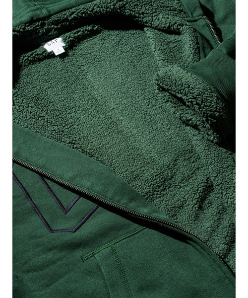 GAP(ギャップ)の「リラックスフィット GAPロゴ 裏ボア ジップアップパーカー(パーカー・メンズ・ブラック/グレー/ベージュ/ブラウン/グリーン・XS/S/M/L/XL)」の8枚目の写真