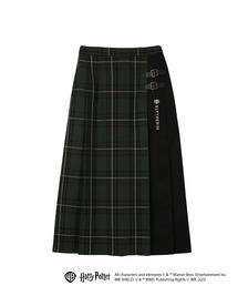 ロング スカート チェック×無地 HarryPotter ハリーポッター HOGWARTS ホグワーツ