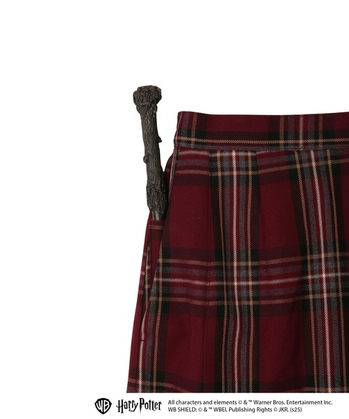 EASTBOY（イーストボーイ）の「ロング スカート チェック×無地 HarryPotter ハリーポッター HOGWARTS ホグワーツ（スカート・レディース・ブラウン系/ダークグリーン系/ブルー系/エンジ・11号/9号）」の14枚目の写真