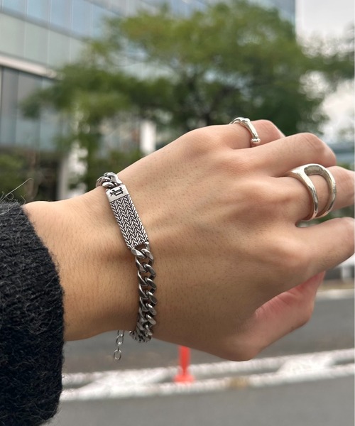 POLICE(ポリス)の「【POLICE】ポリス CHAINMALE チェーン ブレスレット(ブレスレット・メンズ・ゴールド/シルバー/ブラック・FREE)」の1枚目の写真