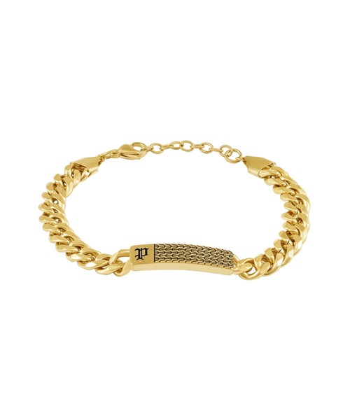 POLICE(ポリス)の「【POLICE】ポリス CHAINMALE チェーン ブレスレット(ブレスレット・メンズ・ゴールド/シルバー/ブラック・FREE)」の3枚目の写真