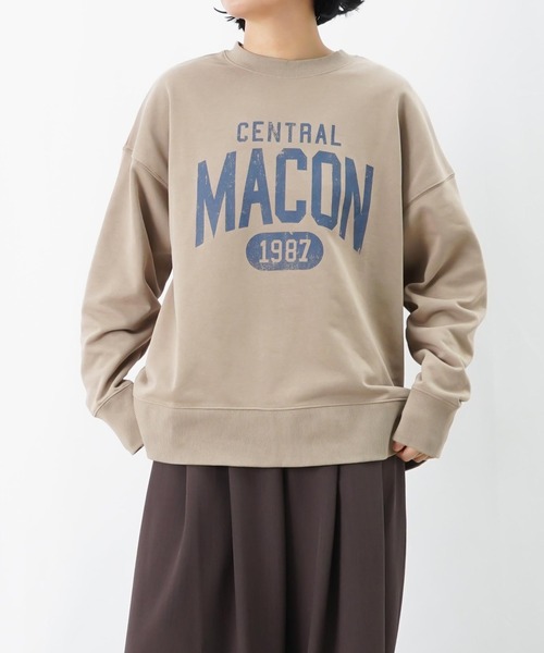 LUCA/LADY LUCK LUCA（ルカ/レディラックルカ）の「LC/LLL カレッジロゴ裏毛プルオーバー（スウェット・レディース・グレー/ベージュ/ネイビー・FREE）」の3枚目の写真