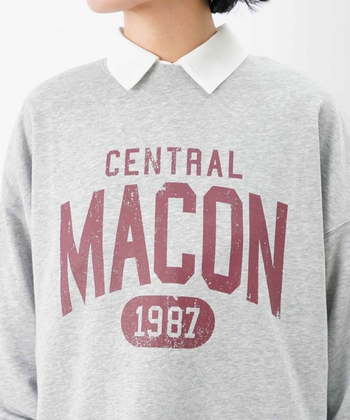 LUCA/LADY LUCK LUCA（ルカ/レディラックルカ）の「LC/LLL カレッジロゴ裏毛プルオーバー（スウェット・レディース・グレー/ベージュ/ネイビー・FREE）」の9枚目の写真