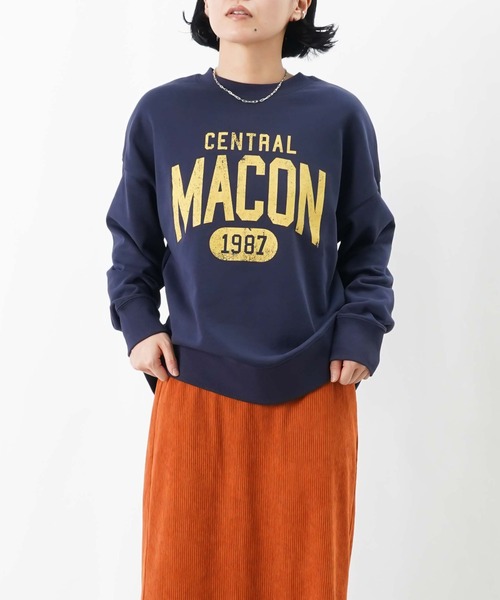 LUCA/LADY LUCK LUCA（ルカ/レディラックルカ）の「LC/LLL カレッジロゴ裏毛プルオーバー（スウェット・レディース・グレー/ベージュ/ネイビー・FREE）」の20枚目の写真