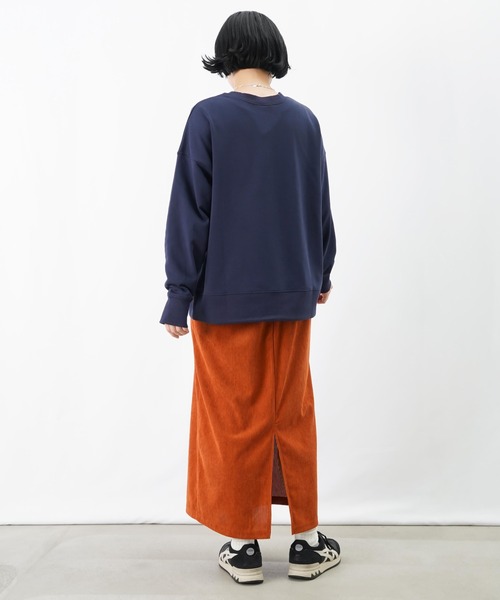 LUCA/LADY LUCK LUCA（ルカ/レディラックルカ）の「LC/LLL カレッジロゴ裏毛プルオーバー（スウェット・レディース・グレー/ベージュ/ネイビー・FREE）」の19枚目の写真