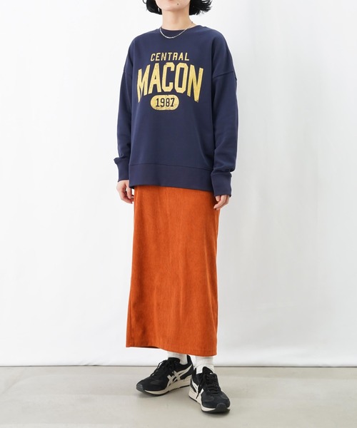 LUCA/LADY LUCK LUCA（ルカ/レディラックルカ）の「LC/LLL カレッジロゴ裏毛プルオーバー（スウェット・レディース・グレー/ベージュ/ネイビー・FREE）」の16枚目の写真