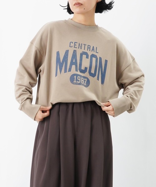 LUCA/LADY LUCK LUCA（ルカ/レディラックルカ）の「LC/LLL カレッジロゴ裏毛プルオーバー（スウェット・レディース・グレー/ベージュ/ネイビー・FREE）」の13枚目の写真