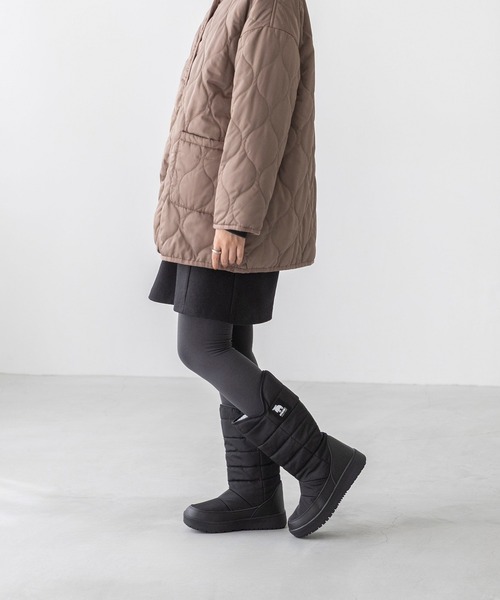 moz(モズ)の「moz モズ 防水・防寒ロングブーツ(ブーツ・レディース・アイボリー/ブラック/カーキ・25.0cm/23.5cm/24.0cm/24.5cm/23.0cm)」の13枚目の写真