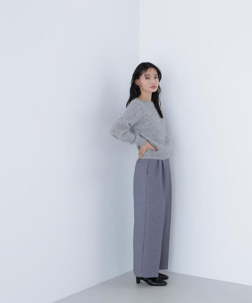 NATURAL BEAUTY BASIC(ナチュラルビューティーベーシック)の「◇アルパカ混クルーネックニット(ニット/セーター・レディース・ブルー/グレー/ベージュ・FREE)」の10枚目の写真