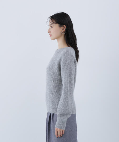 NATURAL BEAUTY BASIC(ナチュラルビューティーベーシック)の「◇アルパカ混クルーネックニット(ニット/セーター・レディース・ブルー/グレー/ベージュ・FREE)」の12枚目の写真