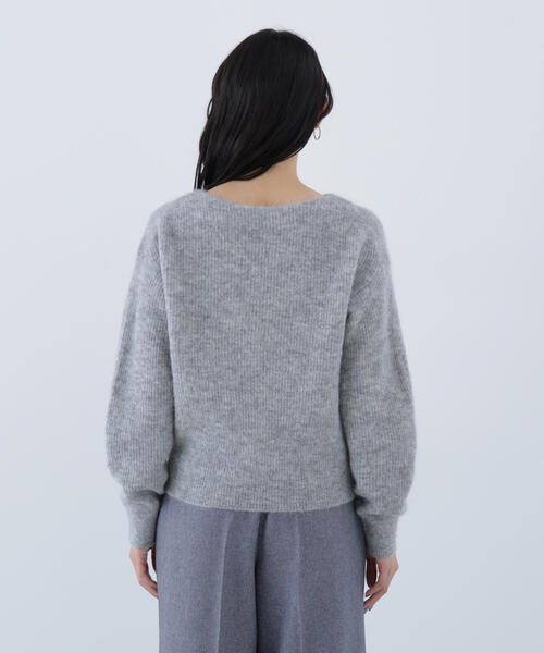 NATURAL BEAUTY BASIC(ナチュラルビューティーベーシック)の「◇アルパカ混クルーネックニット(ニット/セーター・レディース・ブルー/グレー/ベージュ・FREE)」の13枚目の写真
