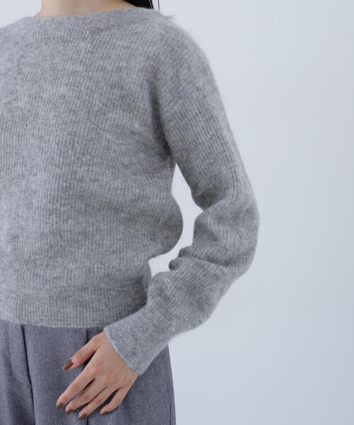 NATURAL BEAUTY BASIC(ナチュラルビューティーベーシック)の「◇アルパカ混クルーネックニット(ニット/セーター・レディース・ブルー/グレー/ベージュ・FREE)」の15枚目の写真