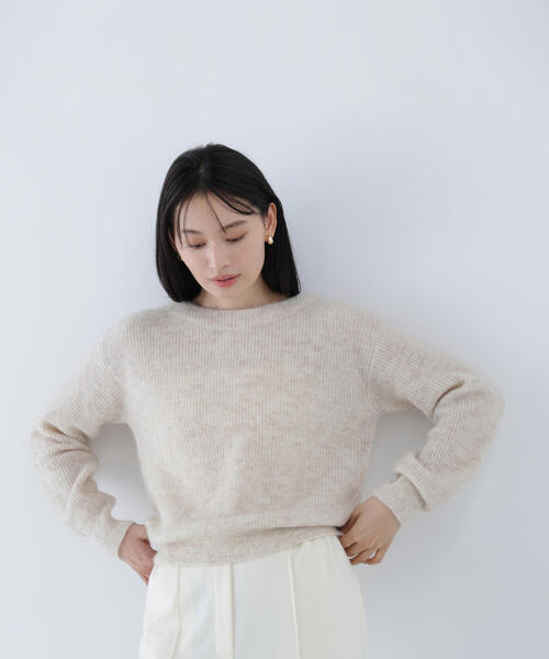セール】◇アルパカ混クルーネックニット（ニット/セーター）｜NATURAL