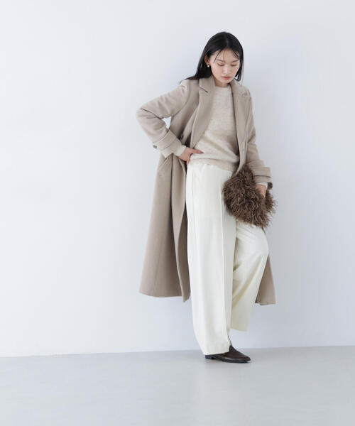NATURAL BEAUTY BASIC(ナチュラルビューティーベーシック)の「◇アルパカ混クルーネックニット(ニット/セーター・レディース・ブルー/グレー/ベージュ・FREE)」の22枚目の写真