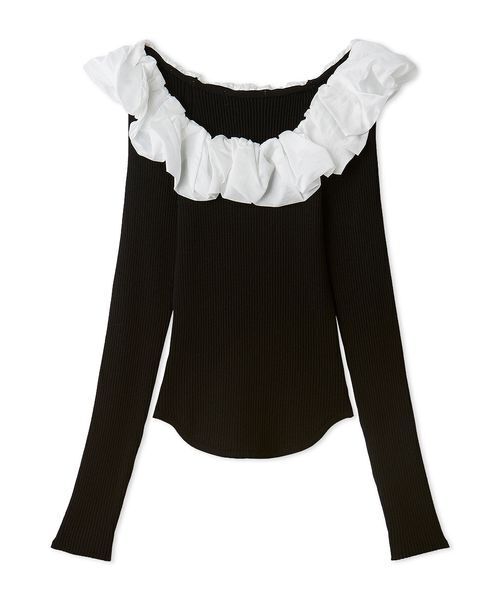 セール】シアーフリルニットプルオーバー（ニット/セーター）｜SNIDEL