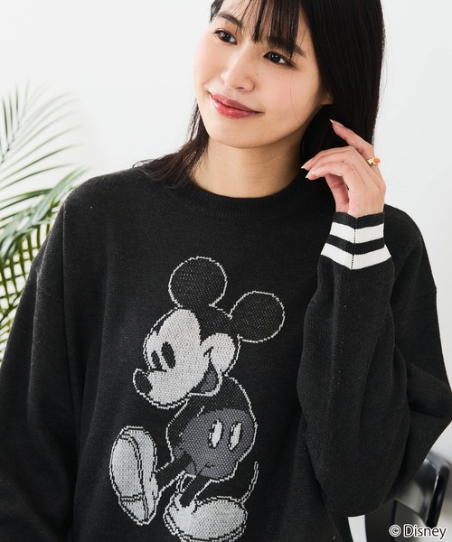 Disney(ディズニー)の「【DISNEY/ディズニー】DISNEY ジャガードニット(ニット/セーター・レディース・スミクロ/ブルー/オフホワイト/グレー/ベージュ/ブラック・LARGE/MEDIUM)」の10枚目の写真