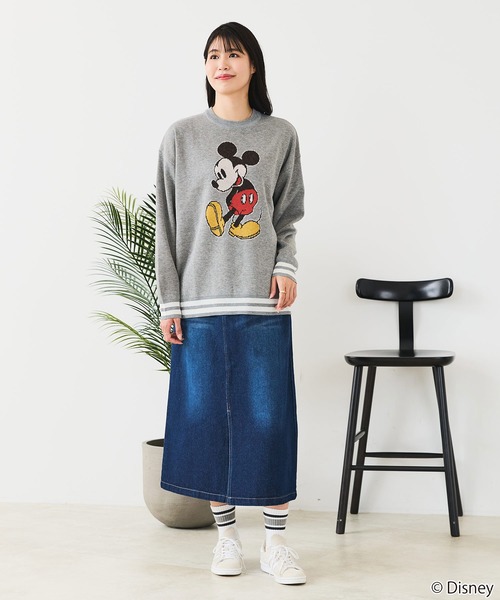 Disney(ディズニー)の「【DISNEY/ディズニー】DISNEY ジャガードニット(ニット/セーター・レディース・スミクロ/ブルー/オフホワイト/グレー/ベージュ/ブラック・LARGE/MEDIUM)」の20枚目の写真