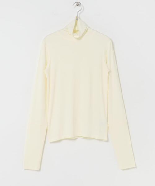 KBF（ケイビーエフ）の「illi　タートルベーシックカットソー（Tシャツ/カットソー・レディース・オリーブ/オフホワイト/グレー・ONE）」の11枚目の写真