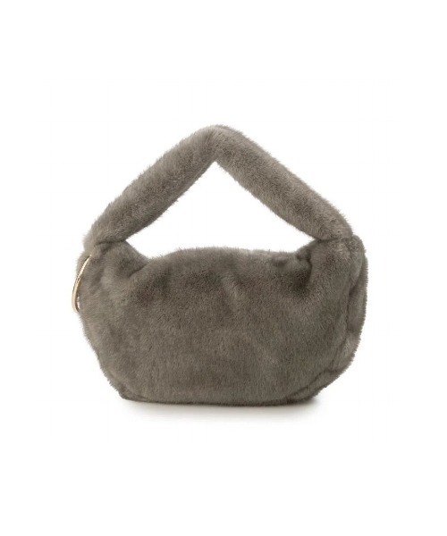 CACHELLIE（カシェリエ）の「ECO FUR x RING 2WAY BAG（トートバッグ・レディース・グレー/モカ/ブラック・FREE）」の3枚目の写真