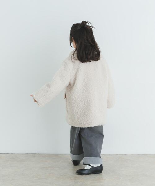 URBAN RESEARCH DOORS（アーバンリサーチドアーズ）の「『WEB/一部店舗限定サイズ』ボアコート(KIDS)（その他アウター・キッズ・ブルー/アイボリー・105/135/150/120）」の11枚目の写真