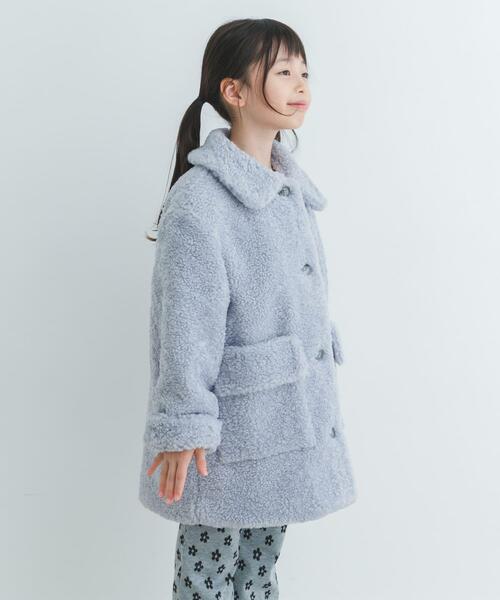 URBAN RESEARCH DOORS（アーバンリサーチドアーズ）の「『WEB/一部店舗限定サイズ』ボアコート(KIDS)（その他アウター・キッズ・ブルー/アイボリー・105/135/150/120）」の22枚目の写真