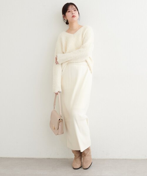 WEB限定】リブタイトスカート（スカート）｜natural couture