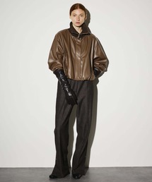 RIM.ARK DROP DOWN LEATHER JK ラムレザージャケット RIM.ARK DROP DOWN LEATHER JK ラムレザージャケット