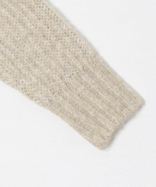 F by ROSSO(エフバイロッソ)の「F by ROSSO ミックス糸Vネックニット(ニット/セーター・レディース・グレー系その他/ピンク/ベージュ・FREE)」の9枚目の写真