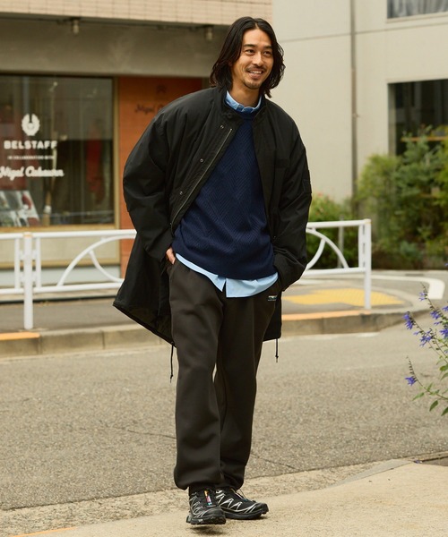 THE CRAFT CREW PRODUCTS（ザクラフトクループロダクツ）の「裏ボアフリース ワンポイントロゴ リラックスフィット ジョガースウェットパンツ【THE CRAFT CREW PRODUCTS】（スウェットパンツ・メンズ・ダークブラウン/ブラック/グレイッシュベージュ/ネイビー/ダークグレー・L/M/S/XL）」の15枚目の写真