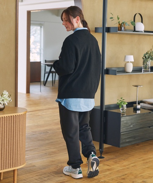 THE CRAFT CREW PRODUCTS（ザクラフトクループロダクツ）の「裏ボアフリース ワンポイントロゴ リラックスフィット ジョガースウェットパンツ【THE CRAFT CREW PRODUCTS】（スウェットパンツ・メンズ・ダークブラウン/ブラック/グレイッシュベージュ/ネイビー/ダークグレー・L/M/S/XL）」の19枚目の写真