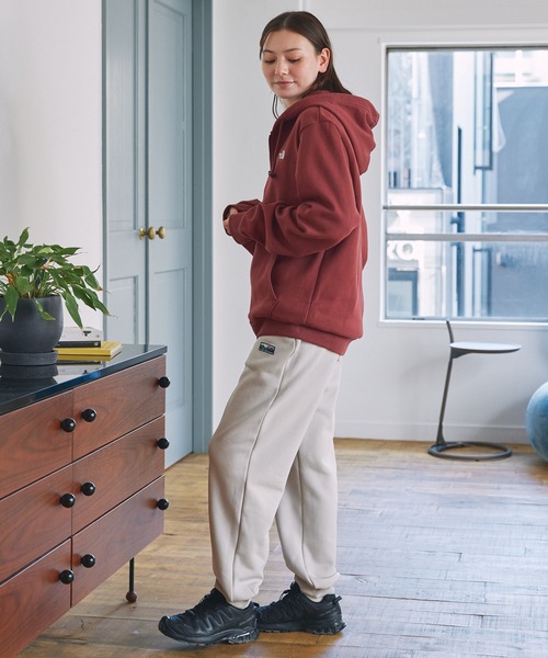 その他ブランド / CLUBHAUS/FRUITボディ/スウェット/M/コットン/BRW セール】裏ボアフリース ワンポイントロゴ リラックスフィット