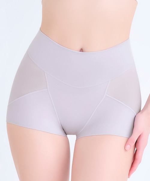 BRADELIS NEWYORK（ブラデリスニューヨーク）の「ゆきねえ365綿混モアらくすっぽりショーツ25 ブラデリス 補正下着 補整（ショーツ・レディース・ブラック/ダークグレー/グレイッシュベージュ/ラベンダー/ピンクベージュ・M/L/LL/3L/S/5L/4L）」の5枚目の写真