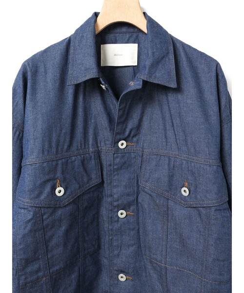 MidiUmi（ミディウミ）の「MidiUmi ワイドデニムジャケット（ダウンジャケット/コート・レディース・ネイビー/ブルー・FREE）」の15枚目の写真