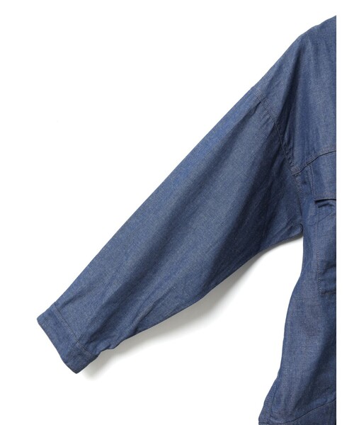 MidiUmi（ミディウミ）の「MidiUmi ワイドデニムジャケット（ダウンジャケット/コート・レディース・ネイビー/ブルー・FREE）」の16枚目の写真