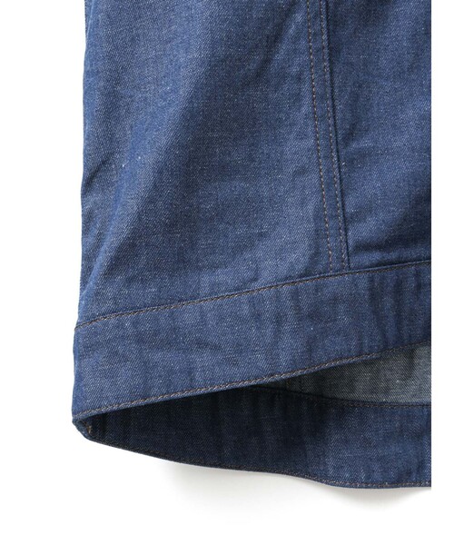MidiUmi（ミディウミ）の「MidiUmi ワイドデニムジャケット（ダウンジャケット/コート・レディース・ネイビー/ブルー・FREE）」の18枚目の写真
