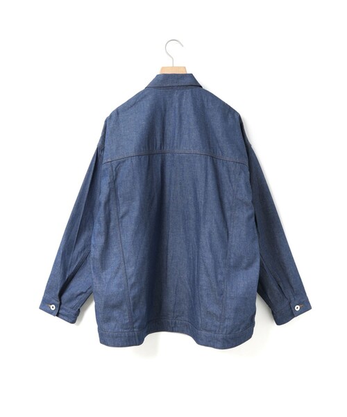 MidiUmi（ミディウミ）の「MidiUmi ワイドデニムジャケット（ダウンジャケット/コート・レディース・ネイビー/ブルー・FREE）」の19枚目の写真