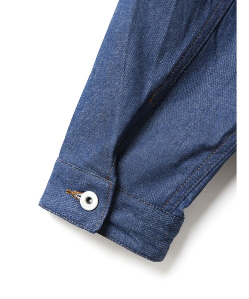 MidiUmi（ミディウミ）の「MidiUmi ワイドデニムジャケット（ダウンジャケット/コート・レディース・ネイビー/ブルー・FREE）」の21枚目の写真